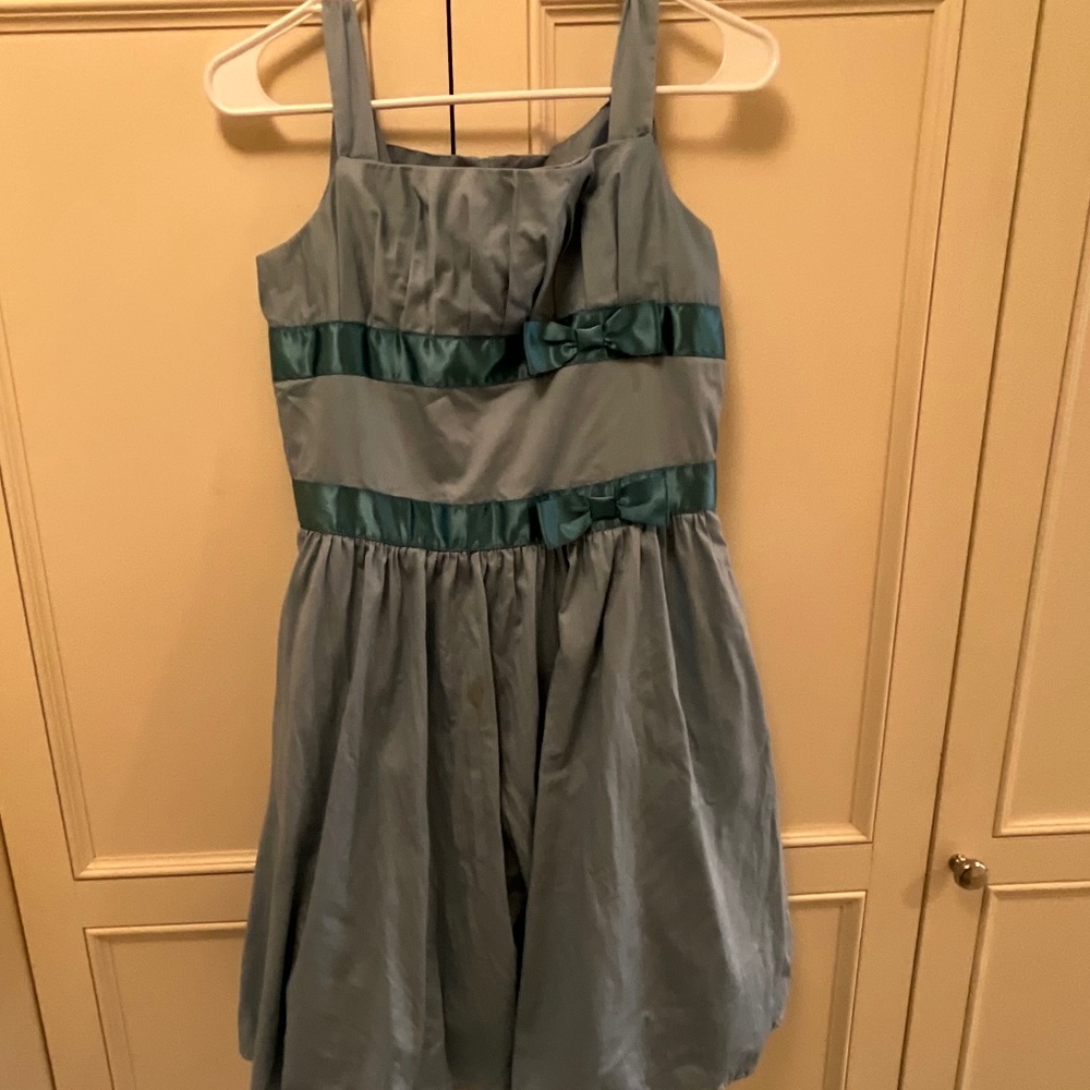 American Girl Blue Party Dress Girls Size 16 (SEE DESCRIPTION)